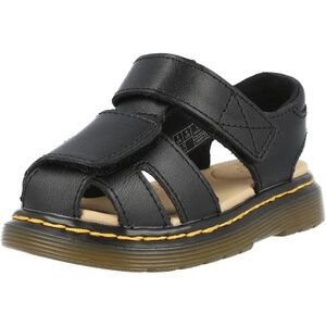 Size 3 youth Kids Dr. Martens  kids Black Sandals Versatile and Durable
